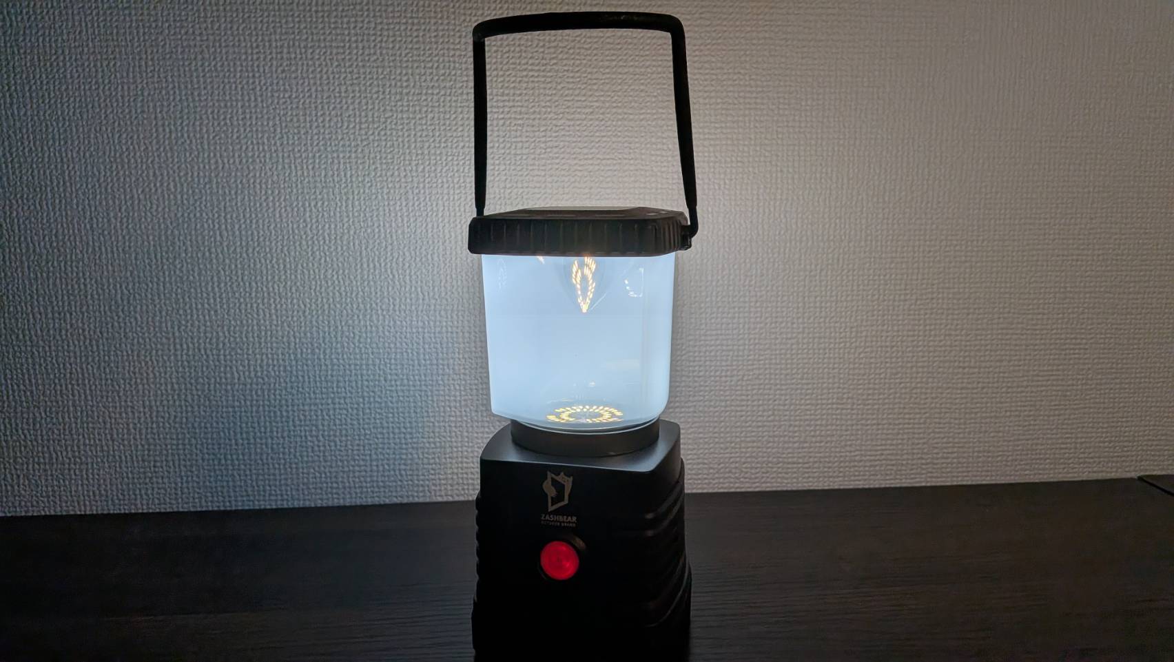 ZASHBEAR LEDランタンを実際に買って使ってみた｜1000ルーメンの明るさ
